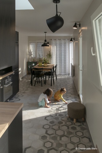 R�novation et extension d'une maison ouvri�re - Fontenay-sous-Bois : Scop_Fontenay_BLE6359 c