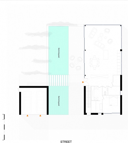 Projet de maison contemporaine avec piscine en Roumanie // Promoteur priv� : AXX_DUM_PLANS MAISON 3-RDC 2