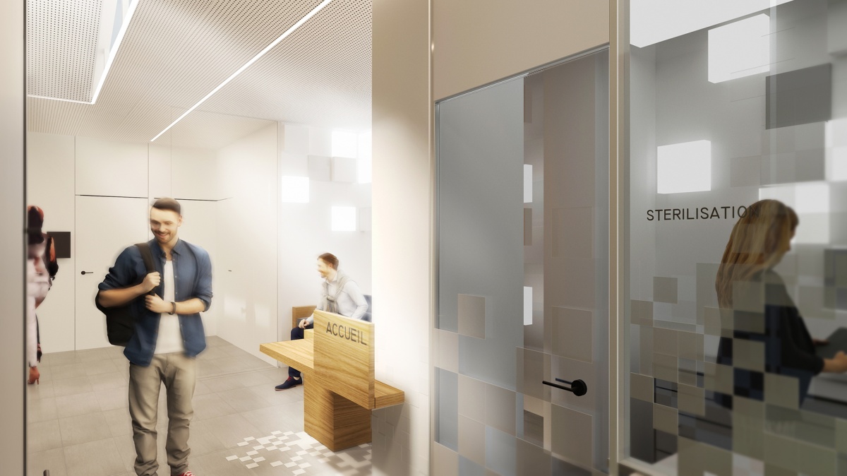 Centre de sant� et 4 logements - Sucy-en-Brie : 17_0124-RENDU-01