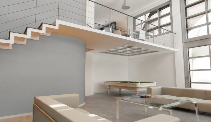 R�habilitation d'immeubles en Lofts : 3D Rendu 1