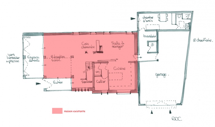 Réhabilitation maison individuelle