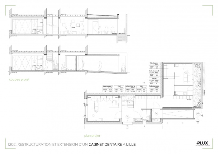 Restructuration et extension d'un cabinet mdical  LILLE (59000) : architecte lille plux amnagement intrieur loft studio appartement loft maison design dcoration