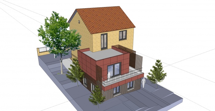Extension et r�habilitation d'une maison individuelle