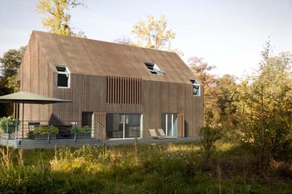 Long�re traditionnelle revisit�e : Fa�ade Sud