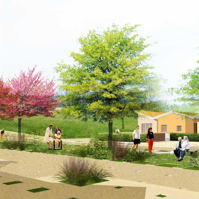 Lotissement Seniors: 8 maisons individuelles