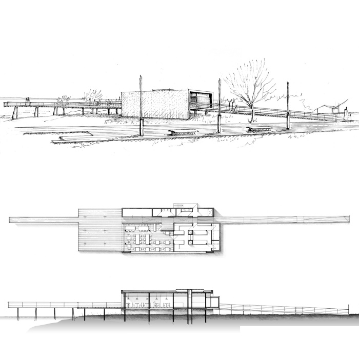 Restaurant en bord de fleuve : 502_PLAN_1