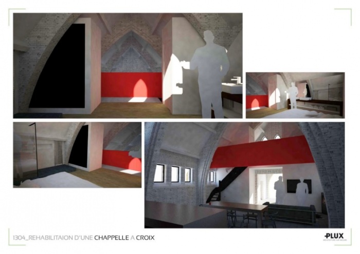 R�habiliation d'une chapelle � CROIX_Architecte Lille PLUX : architecte architecte d'int�rieur lille nord pas de calais r�novation restructuration am�nagement d�coration valenciennes