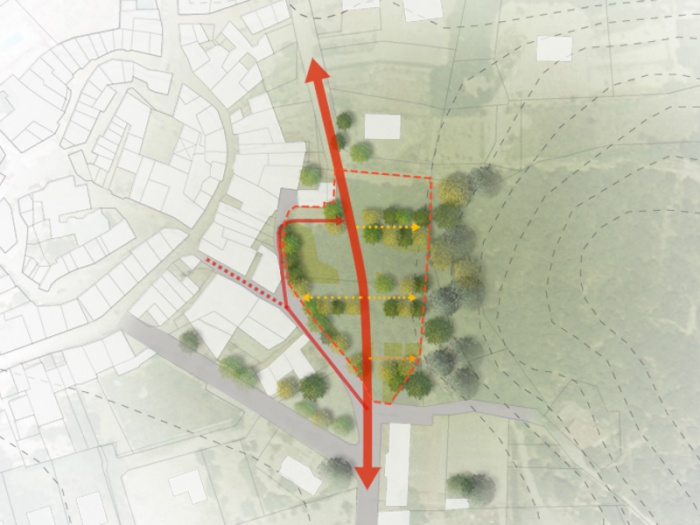 Urbanisme // Adaptation du centre ancien aux modes de vie actuels - Villes�que-des-Corbi�res : 04.espace publique