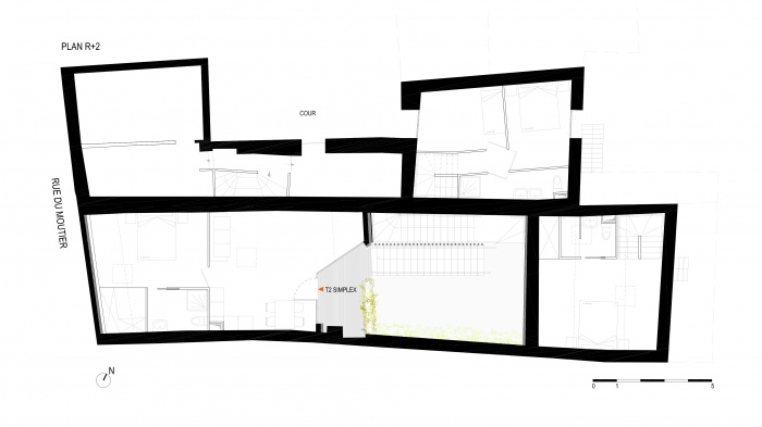 Centre de sant� et 4 logements - Sucy-en-Brie : 06-Sucy en Brie_rehabilitation pole dentaire + logements_plan r2