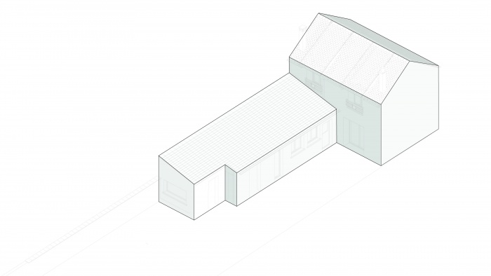 R�novation et extension de maison de ville - Corbeil-Essonnes : A28_COR_SCHEMA AXO 01