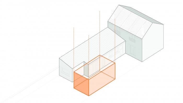 R�novation et extension de maison de ville - Corbeil-Essonnes : A28_COR_SCHEMA AXO 02